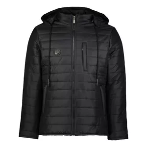 کاپشن چرم زمستانه مدل راه راه